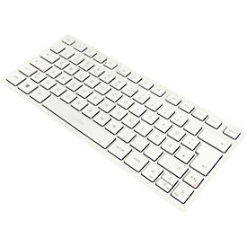 Clavier Bluetooth Cherry KW 7100 Mini BT Milk White, QWERTZ, multi-devices, format compact, sac de transport inclus