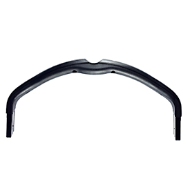 CLAX® stuur, reserveonderdeel voor CLAX® vouwmobiel, boven- en onderschaal, B 470 mm, kunststof, zwart