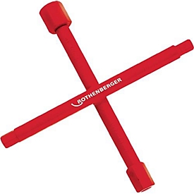 Clé en croix sanitaire 200x200mm avec multifonction ROTHENBERGER