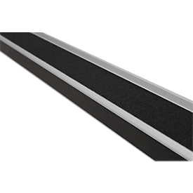 CleanGrip Step Profiles, adhesive version, L 1000 x W 60 x H 30 mm, black