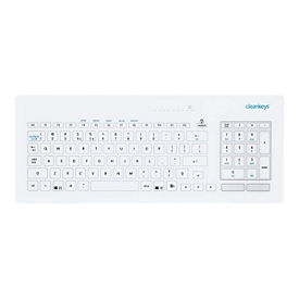 CleanKeys CK5 - Tastatur - waschbar - USB - Deutsch - weiß