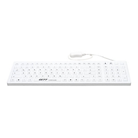 CleanType Prime Pro+ - Tastatur - waschbar - hintergrundbeleuchtet - USB - Schweiz