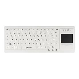 CleanType Xtra Touch Protect WL - Tastatur - 75% - compact TKL - mit Touchpad - kabellos