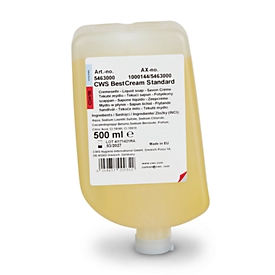 Clear+ by CWS Crème savonneuse ParadiseLine Best Cream Standard, pH neutre, testée dermatologiquement, parfum d'agrumes, lot de 12 flacons de 500 ml chacun