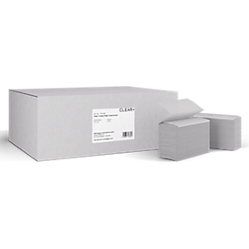 Clear+ by CWS Faltpapier, 2-lagig, Z-Falz, weiss, 25 x 150 Blatt