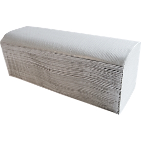 Clear+ by CWS Faltpapier Extra, 2-lagig, C-Falz, Recycling-Papier, hochweiss, 20 x 144 Blatt