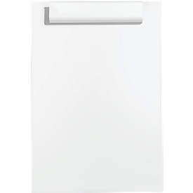 Clipboard MAUL, with suspension eye, DIN A4 portrait, plastic, white
