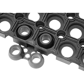 Clips d'assemblage pour tapis annulaires en caoutchouc, 10 p.