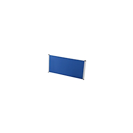 Cloison de séparation de bureau Aluna, l. 800 x H 600 mm, bleu