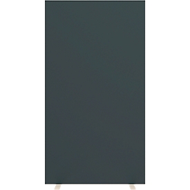 Cloison de séparation de pièce Paperflow, avec mousse acoustique non tissée, l. 940 mm, anthracite