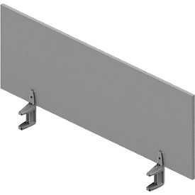 Cloison de séparation de table ARLON-OFFICE, 1200 mm, gris clair