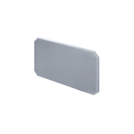 Cloison de séparation de table, l. 800 x H 450 mm, gris