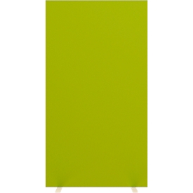 Cloison de séparation Paperflow - revêtement en tissu - l. 940 mm x P 390 x H 1740 mm - difficilement inflammable selon DIN 4102 (B1) - vert