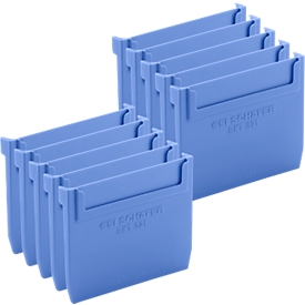 Cloison de séparation pour bac de rayonnage RK 321, 10 p.