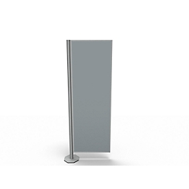 Cloison de séparation, Silent Line Plus, 550 x 1700 mm, gris clair