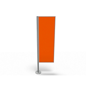 Cloison de séparation, Silent Line Plus, 550 x 2000 mm, orange