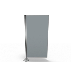 Cloison de séparation, Silent Line Plus, 800 x 1700 mm, gris clair