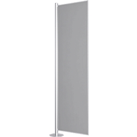 Cloison de séparation, Silent Line Plus, 800 x 2000 mm, gris clair