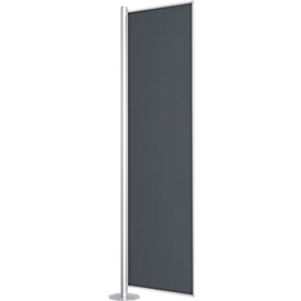 Cloison de séparation, Silent Line Plus, 800 x 2000 mm, gris foncé