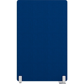Cloison Modus avec pied, épaisseur 25 mm, L 800 x H 1400 mm, bleu foncé