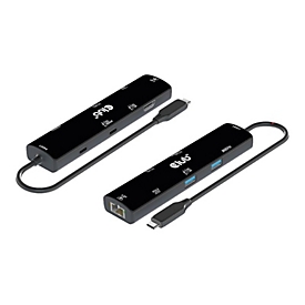 Club 3D 6-in-1 Hub - Dockingstation - für Desktop, Laptop - USB4 - HDMI - 1GbE