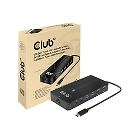 Club 3D CSV-1595 - Dockingstation - USB-C 3.2 Gen 1 - 2 x HDMI - GigE