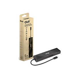 Club 3D - Dockingstation - für Desktop, Laptop - USB-C - HDMI - 1GbE