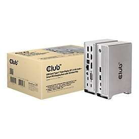 Club 3D - Dockingstation - USB-C - VGA, 2 x HDMI, DP - GigE