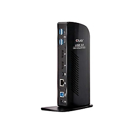 Club3D SenseVision USB 3.0 Dual Display 4K60Hz Docking Station - Dockingstation - USB - DP - GigE