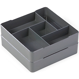Coffee Point Case, distributeur, 5 compartiments, pour le service, en plastique