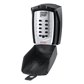 Coffre-fort à clés Phoenix Key Store KS0003C, avec serrure à combinaison, L 95 x P 70 x H 140 mm, noir