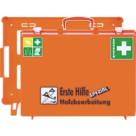 Coffret de premiers secours mobile, pour travail du bois