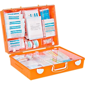Coffret premiers secours MT-CD - selon les normes 13169/EN 1789 - prévu pour support mural