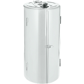 Colector de residuos, 120 l, blanco