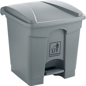 Colector de residuos reciclables, 30 l, gris