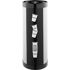 Colector de vasos QUATTRO BECHER, negro