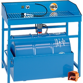 Combinatie onderdelenreiniger type M, speciaal reinigingsmiddel, lekbak