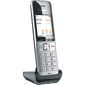 Combiné universel Gigaset Comfort 500HX, étend les bases téléphoniques DECT/GAP &amp; les routeurs, écran couleur 2,2″, jusqu'à 17 h, mains libres, protection d'appel