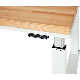 Comfortabel bedienelement voor werktafels uit de serie adlatus 300 en 600, met digitale weergave
