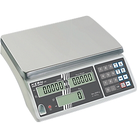 Compact piece counting scale KERN CXB, 15 kg