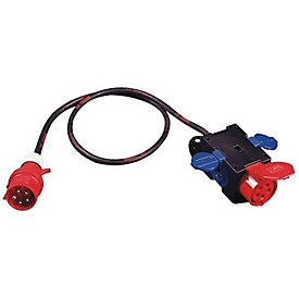 Compacte verdeelkast met toevoerkabel CEE-16 A, 5-polig, 1xCEE 16