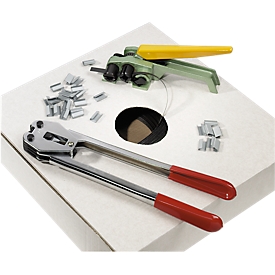 Complete strapping system set with plastic strap KO 46