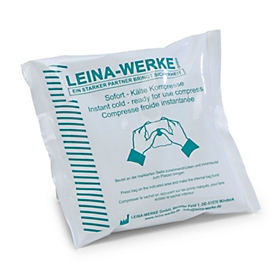 Compresse froide instantanée Leina-Werke, à usage unique, s'activant par simple pression, sans pré-refroidissement, pour les contusions, les gonflements, le sport et les déplacements