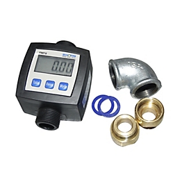 Compteur numérique FMT II pour réservoirs Bauer MT-E, avec 2 raccords rotatifs, totalisant la mémoire