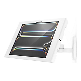 Compulocks Befestigungskit (Gehäuse, VESA-Halterung mit Schwingarm) - Schwenkarm - für Tablett - verriegelbar - Metallrahmen - weiß - Bildschirmgröße: 33.02 cm (13")