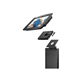 Compulocks Galaxy Tab A8 10.5" Space Enclosure Brandable Floor Stand Plus Hub - Aufstellung - für Tablett - Schwarz - Bildschirmgröße: 26.7 cm (10.5")