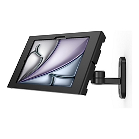 Compulocks iPad Air M2 & M3 11", Apex Enclosure Swing Wall Mount - Black - Befestigungskit (Schwenkarm, Gehäuse)