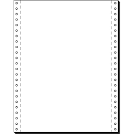 Computer Endlospapier, LP, 1-fach blanko, 2000 Stück