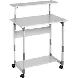 Computer trolley 80 VH, grey