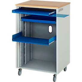 Computerstation adlatus type 2000, B 720 x D 660 x H 1100 mm, verrijdbaar